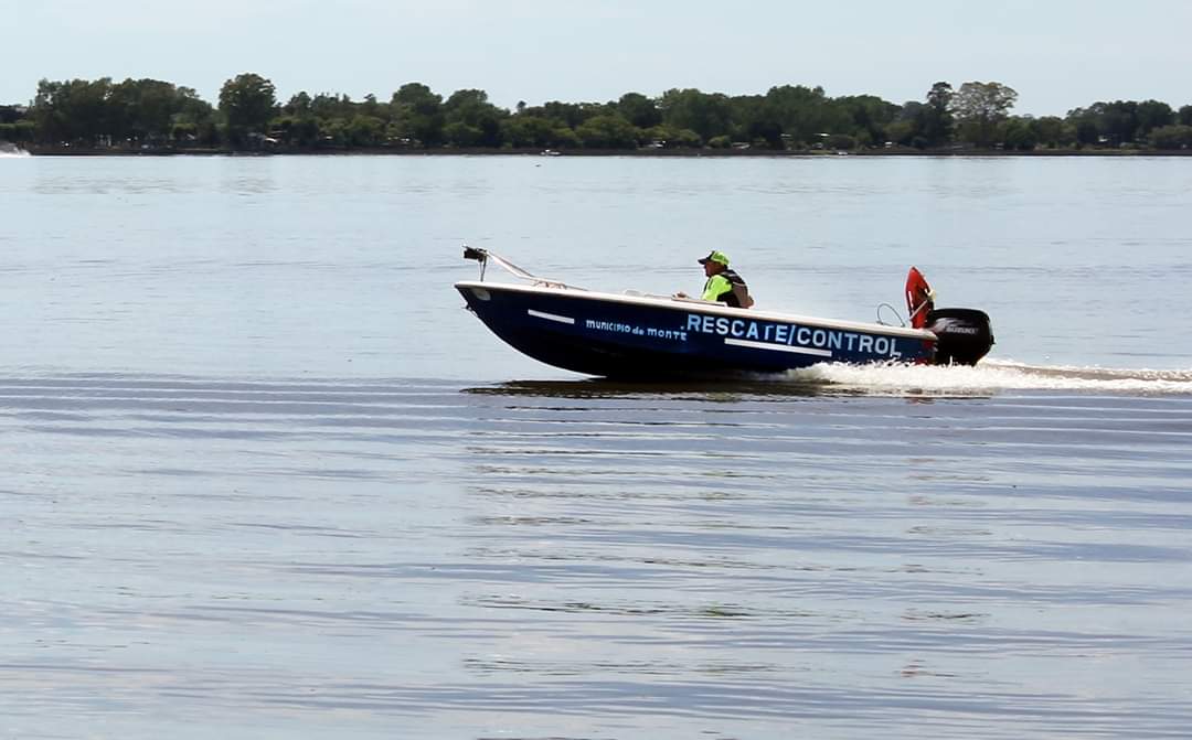 Monte: el municipio recuperó la lancha de control y rescate utilizada para la laguna