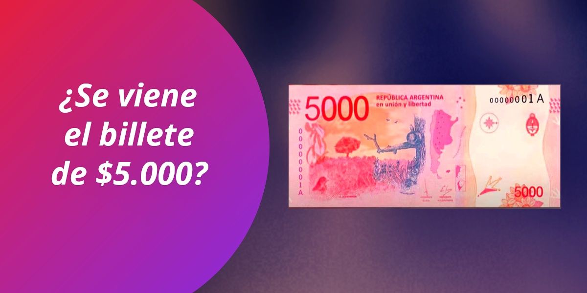 Billete 5000 pesos Argentina