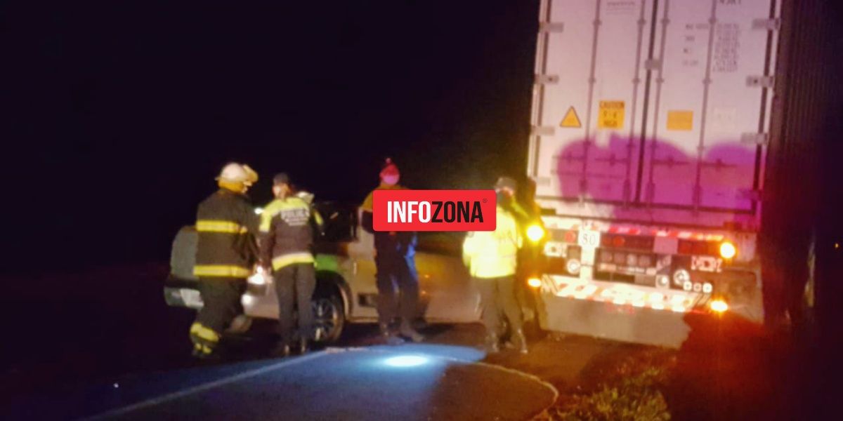 Accidente Ruta 2 - camión auto