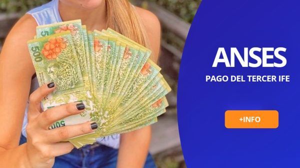 Fecha de cobro pago del tercer ife anses