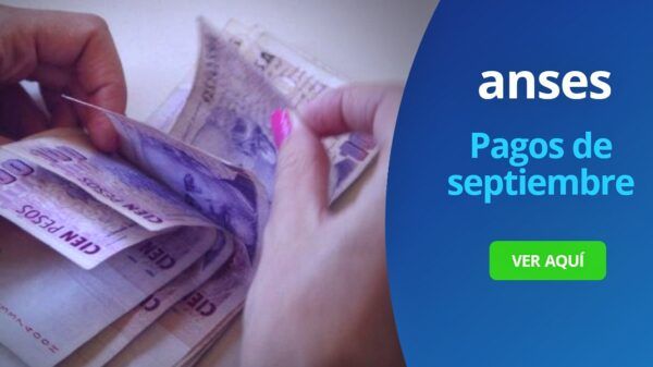 Fechas de cobro septiembre Anses