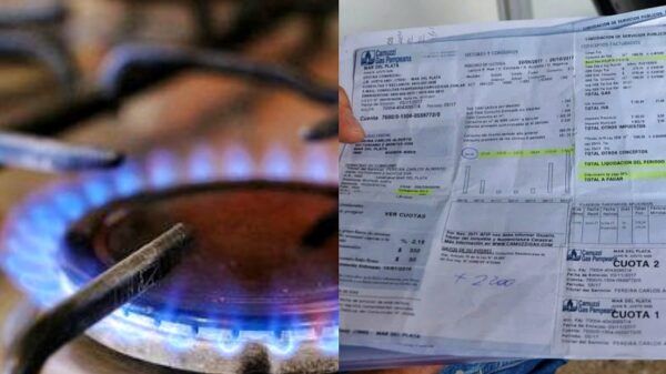 Aumento gas tarifa precios