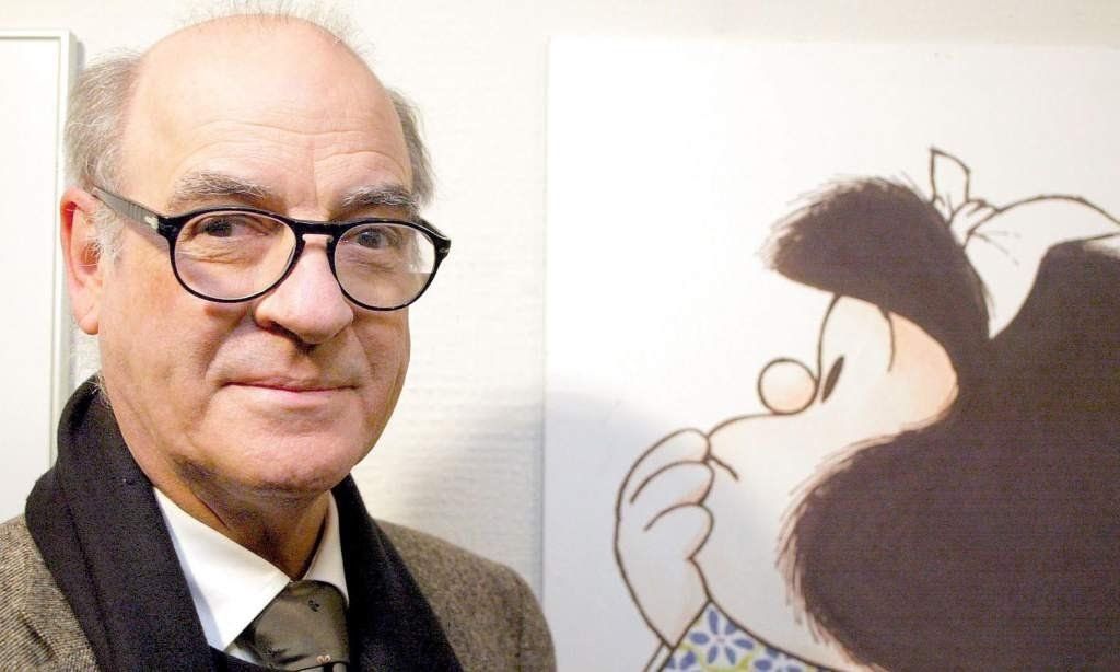 ᐈ Triste noticia: Murió "Quino", el creador de Mafalda