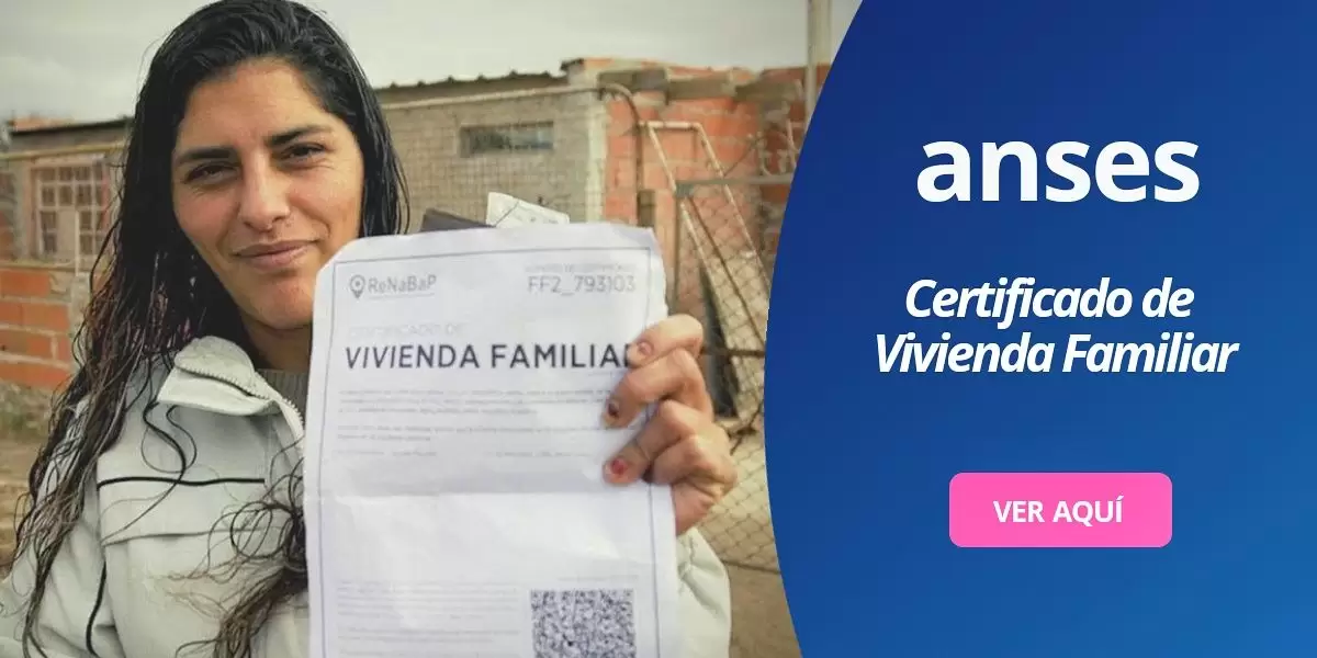 Certificado de Vivienda Familiar renabap