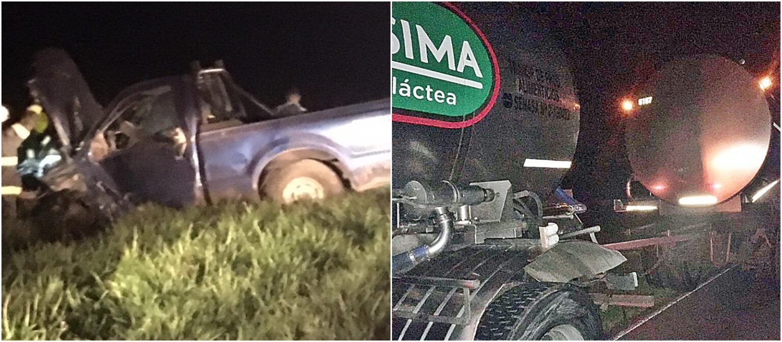 Ayacucho: un herido tras chocar una camioneta y un camión en la ruta 29