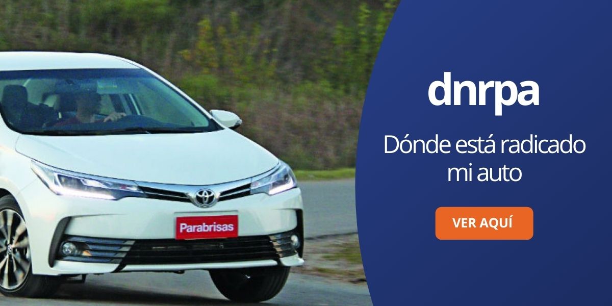 Dónde está radicado mi auto