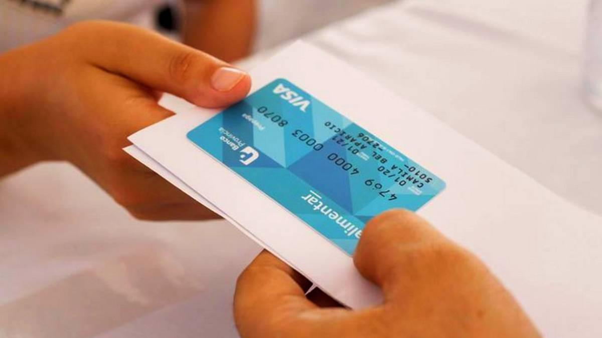 Tarjeta Alimentaria cuando cuanto cargan