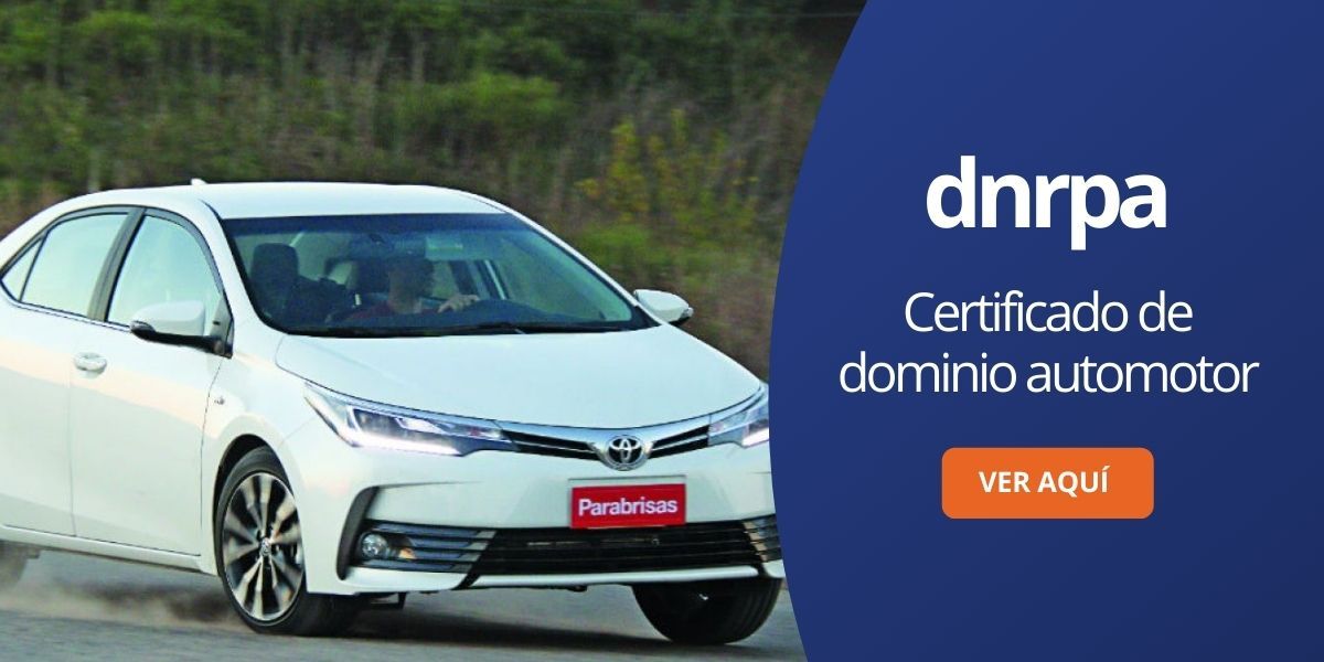 Certificado de dominio automotor