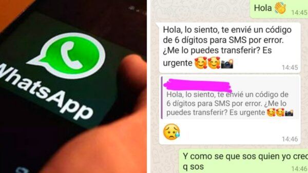 mensaje engañoso whatsapp