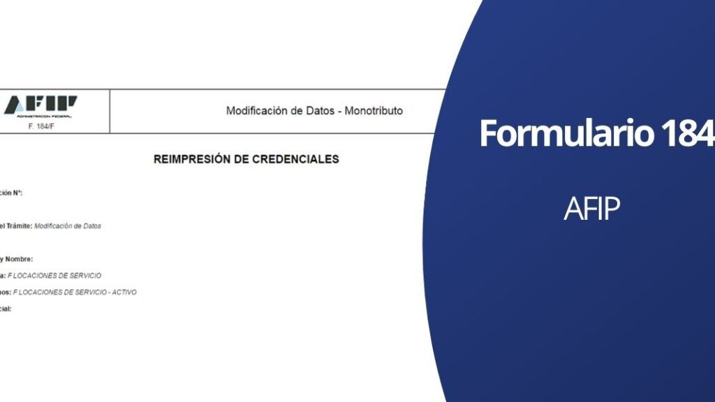 Formulario 184 Afip Como Completar Descargar Junio 2021