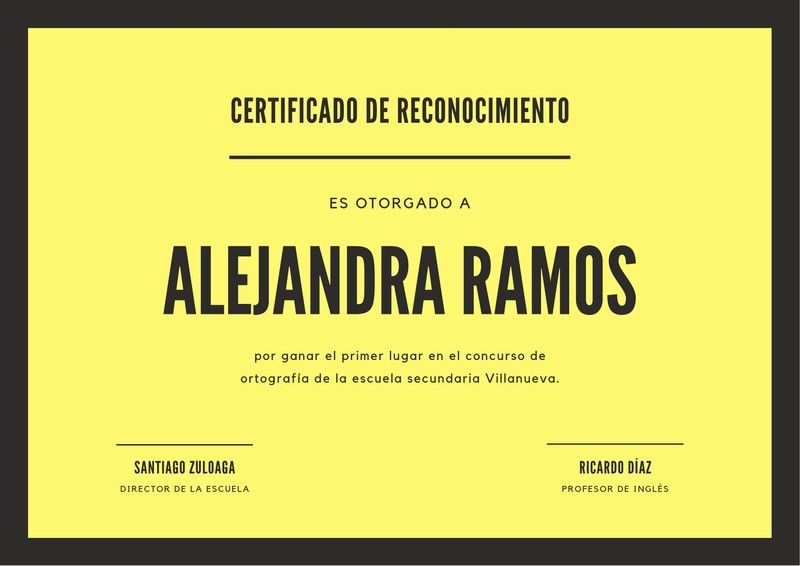 Certificado de Reconocimiento】Cómo Hacer + Modelos ▷ abril 2023