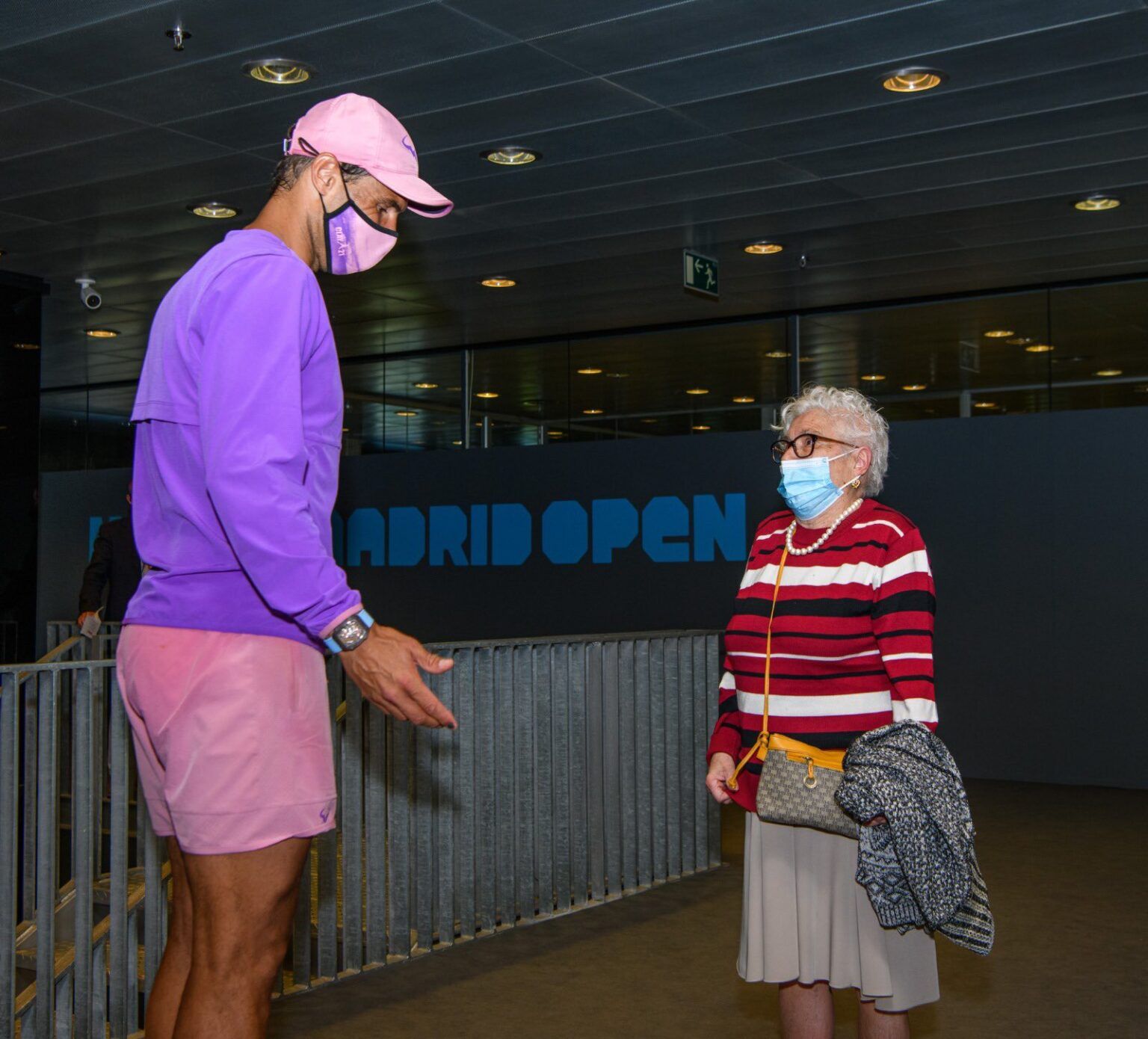 La humildad de los grandes: rafael nadal le cumplió el sueño a una abuela de 95 años con alzheimer
