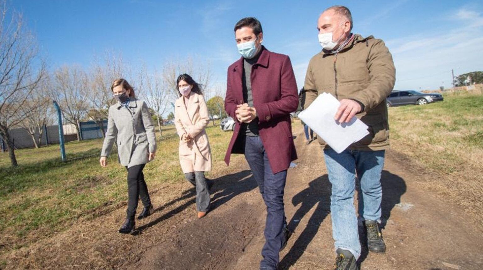 La costa: el intendente cardozo visitó el predio donde se construirá el hospital veterinario