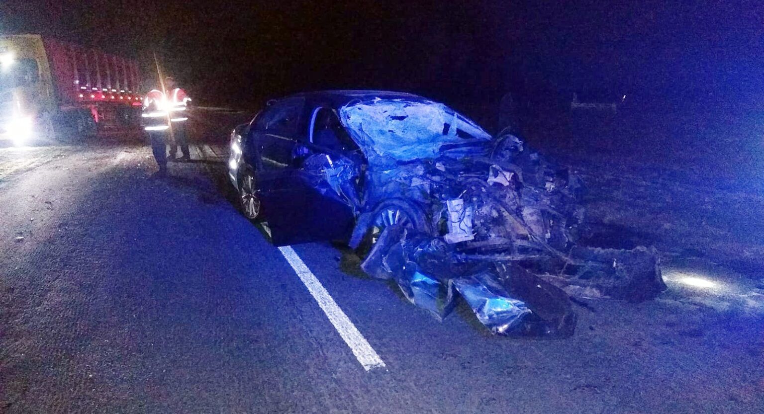 En tremendo choque entre un auto y un camión en la ruta 288, murió un vecino de chascomús