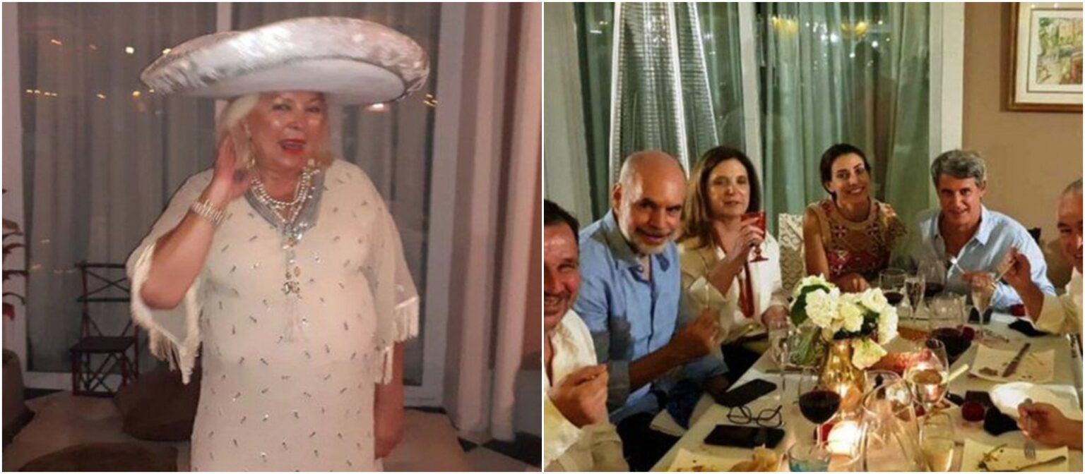 Denunciaron a "lilita" carrió por festejar su cumpleaños con 70 personas y mariachis