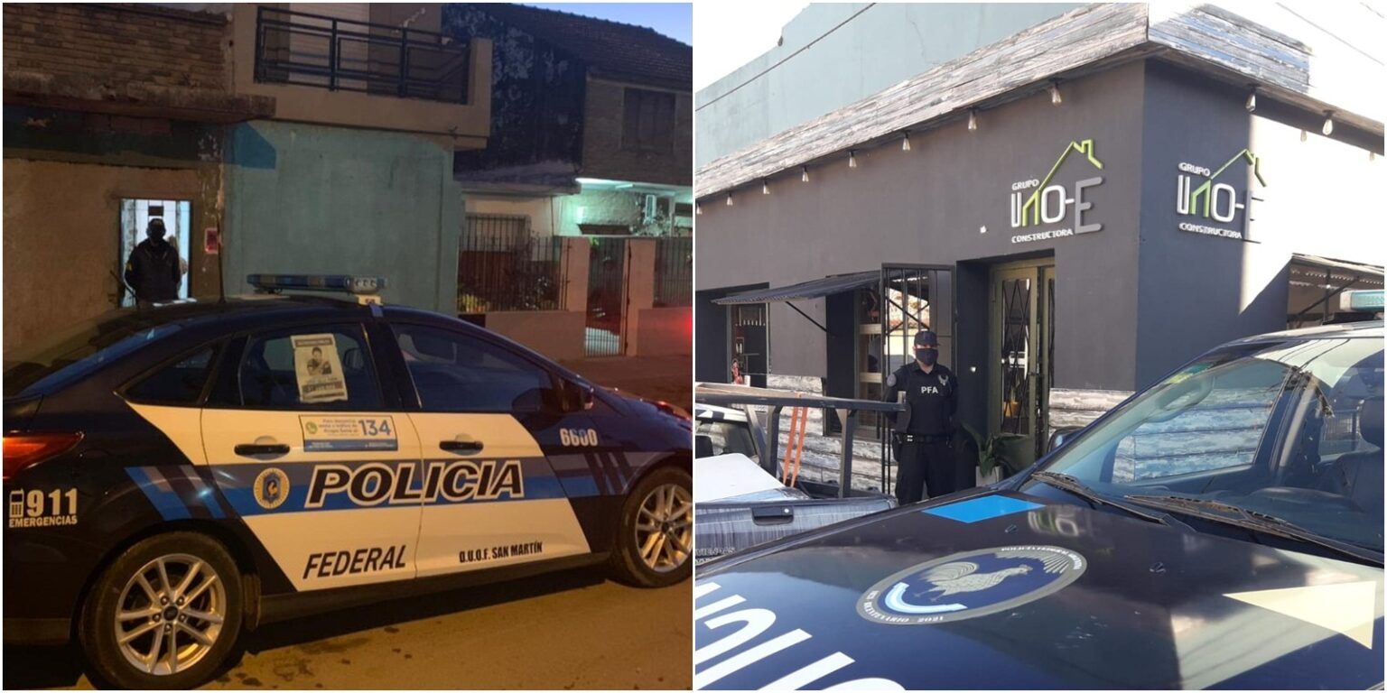 Chascomús: la policía federal realizó allanamientos y detenciones por corrupción de menores