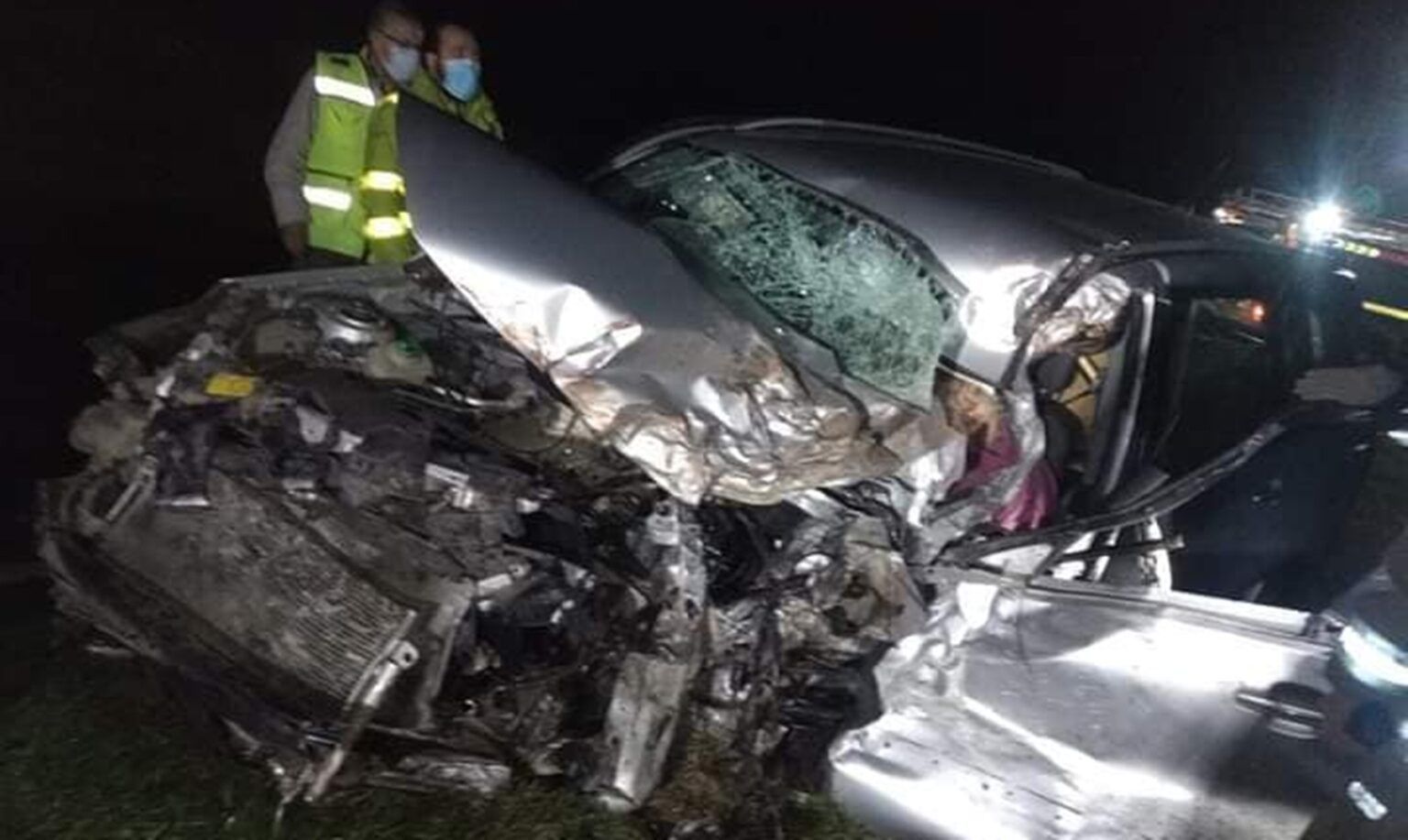 Ruta 11: un muerto y heridos tras chocar un colectivo y camioneta cerca de mar de ajó