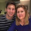 Celia Cuccittini junto a su hijo Lionel Messi