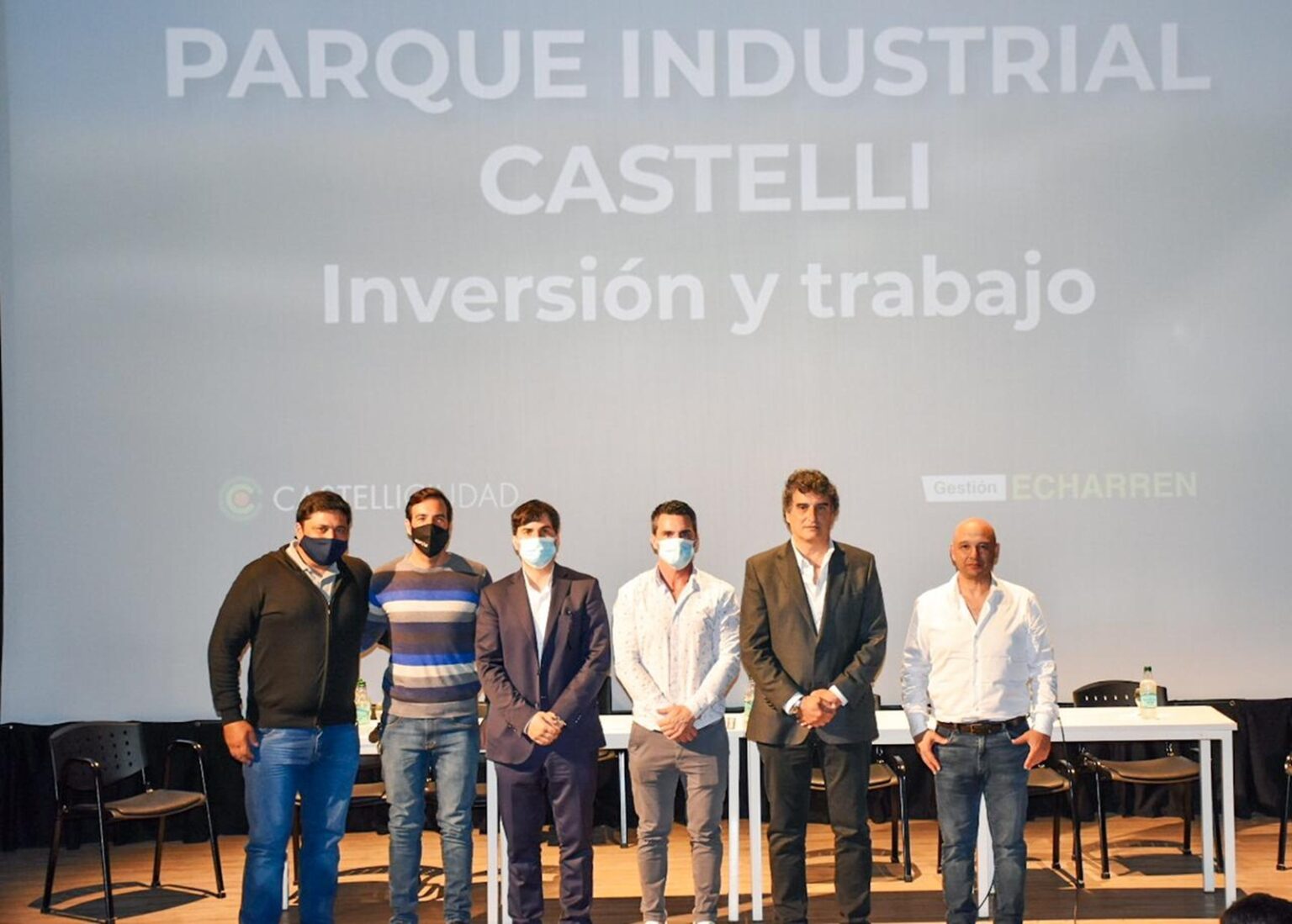 Castelli: se instalarán empresas en el nuevo parque industrial