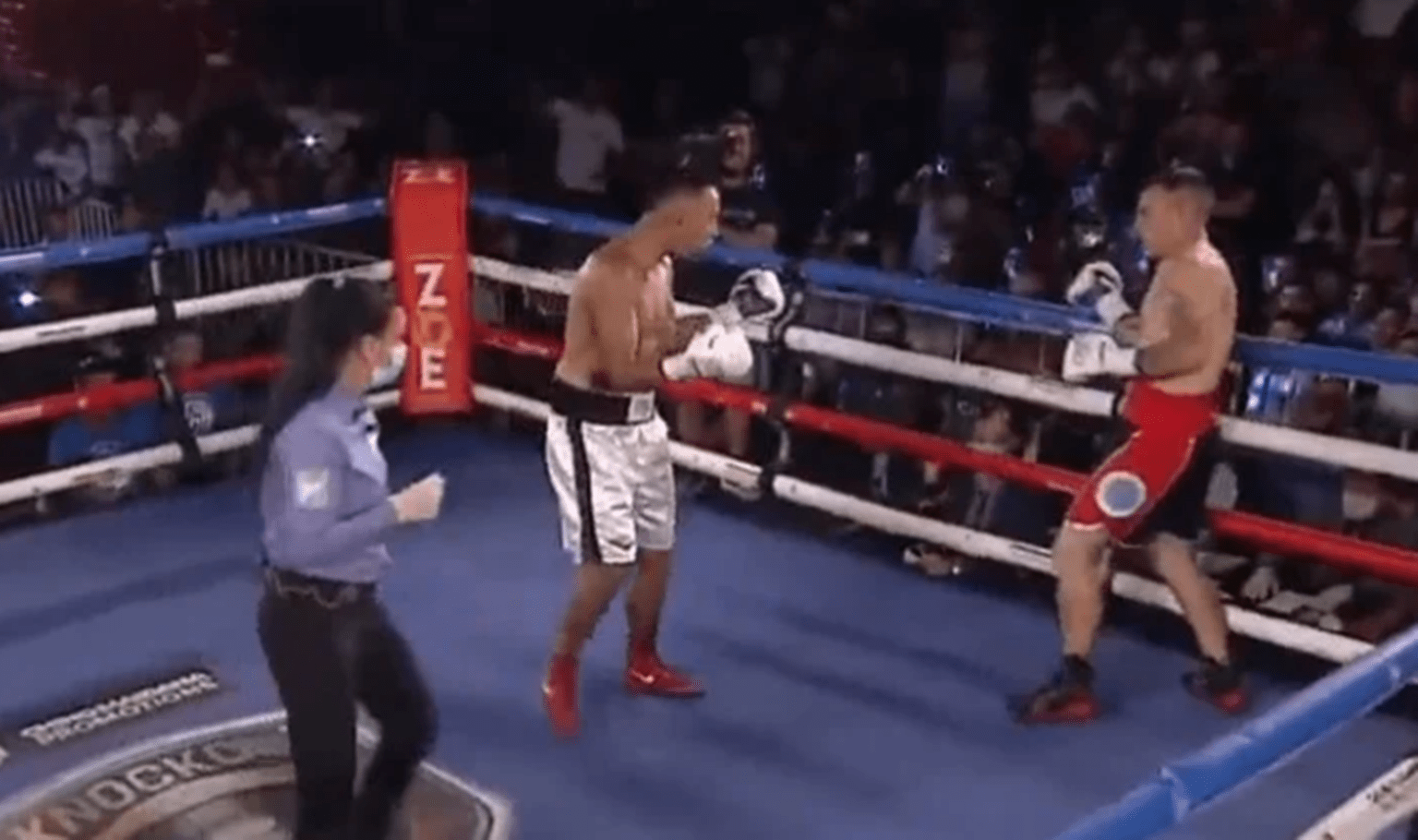 La pelea menos pensada: el policía venció por knockout al preso