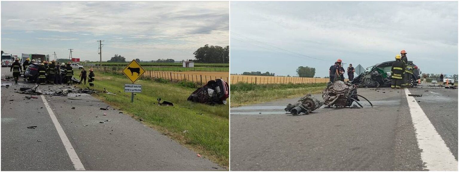 Fatal accidente en ruta 7: murieron 3 personas y otra está muy grave