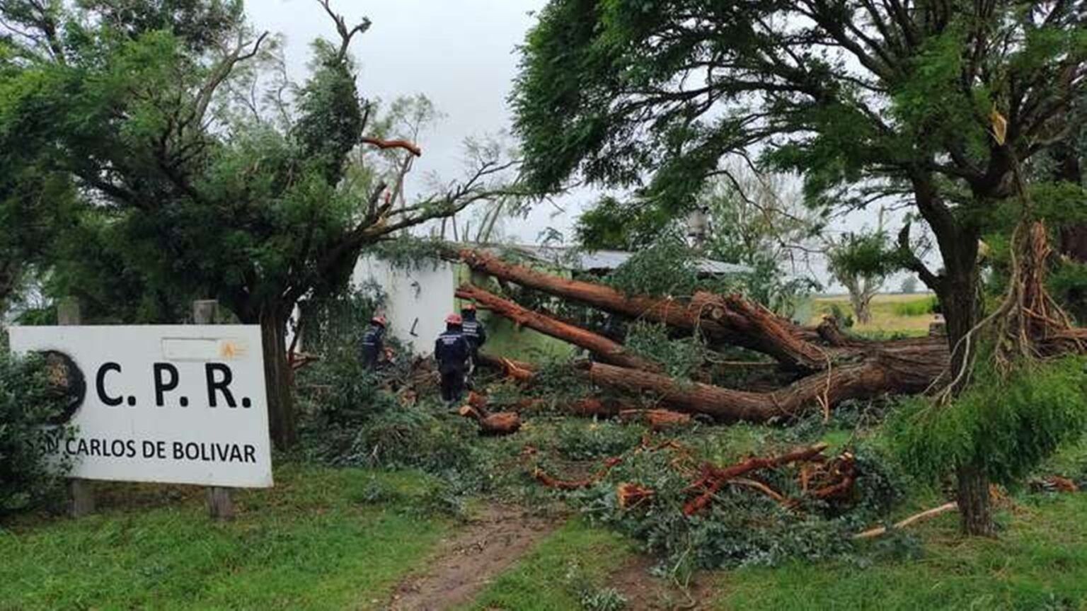 Un tornado afectó a bolívar y piden que se declare el "desastre agropecuario"