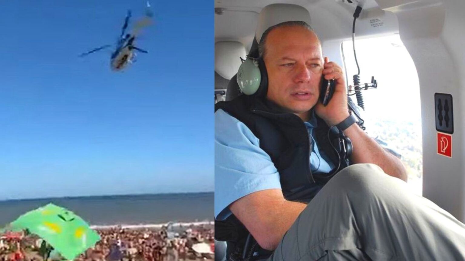 Berni responsabilizó a los turistas por la voladura de sombrillas