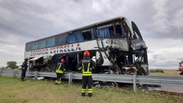 accidente en la Ruta 7