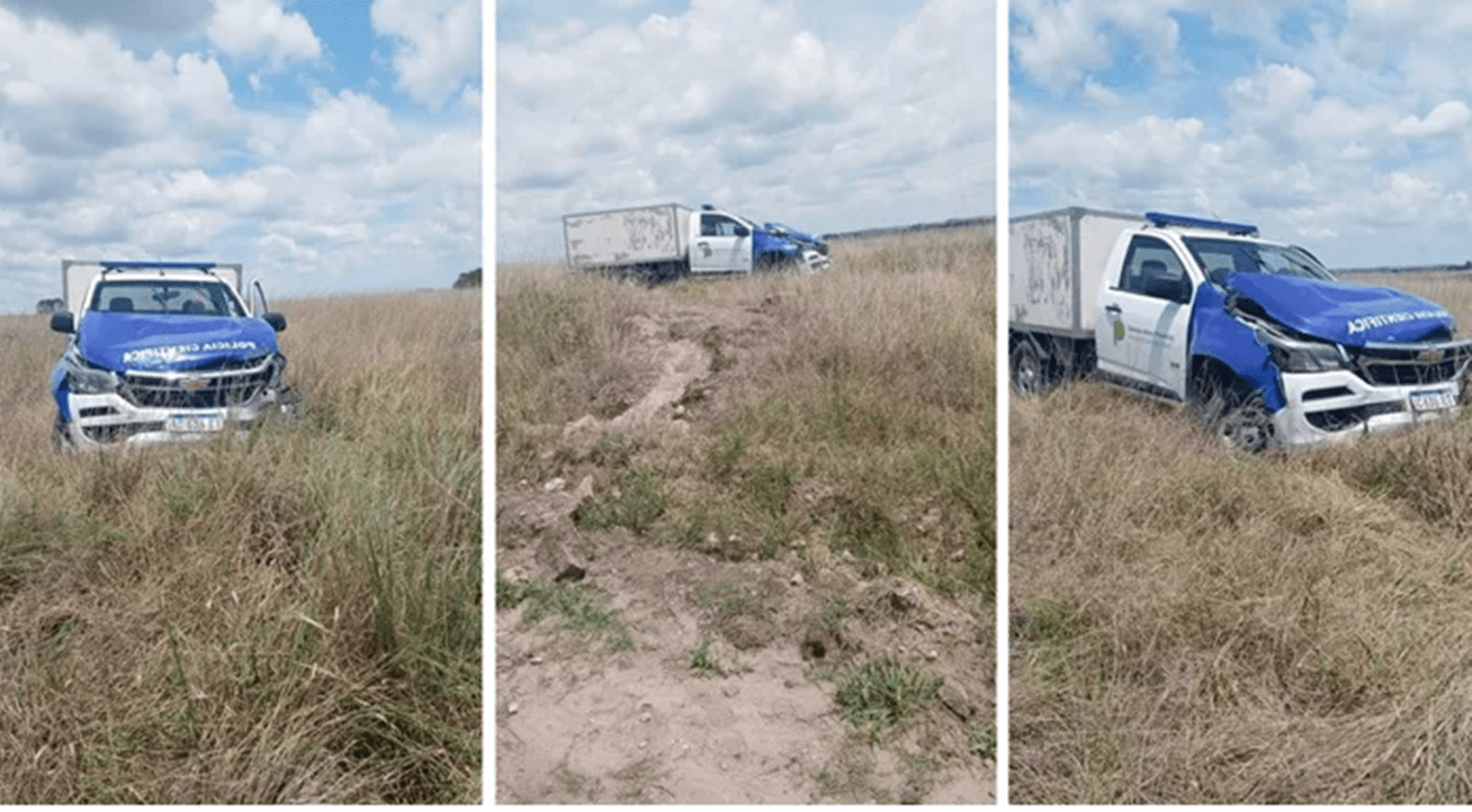 Móvil policial viajaba a buscar el cuerpo de un joven suicida y volcó