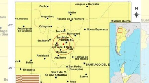 sismo hoy en Tucuman