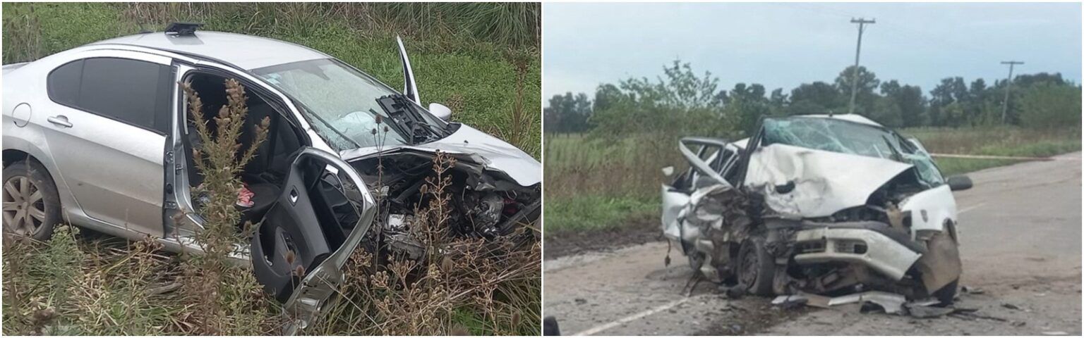 Fatal accidente en ruta 53: un muerto y 6 heridos tras fuerte choque entre 2 autos