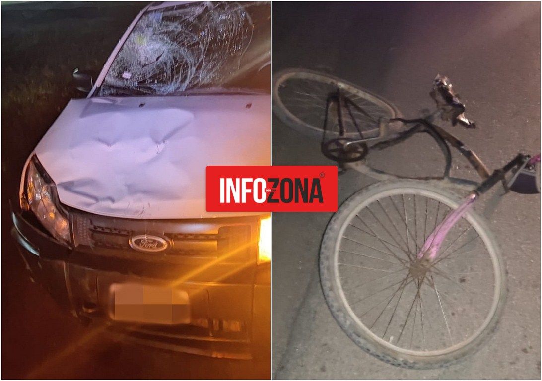 Ruta 2: un ciclista en grave estado tras ser atropellado por un auto