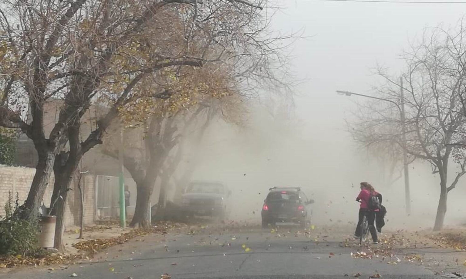 Emiten alerta amarillo por fuertes ráfagas de viento