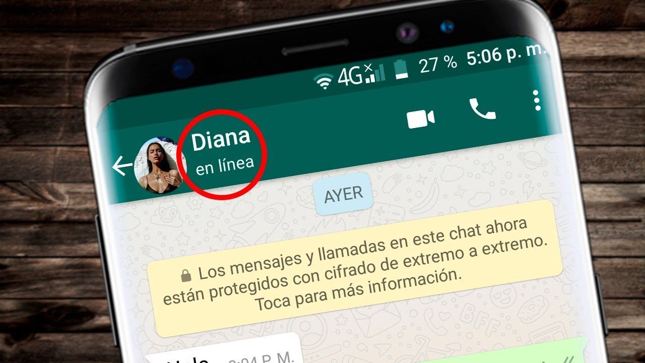 whatsapp ocultar en linea