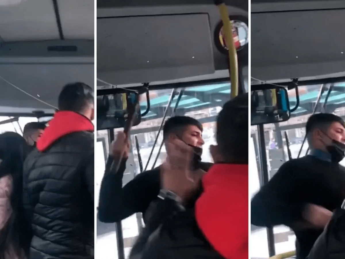 Pelea en Colectivo