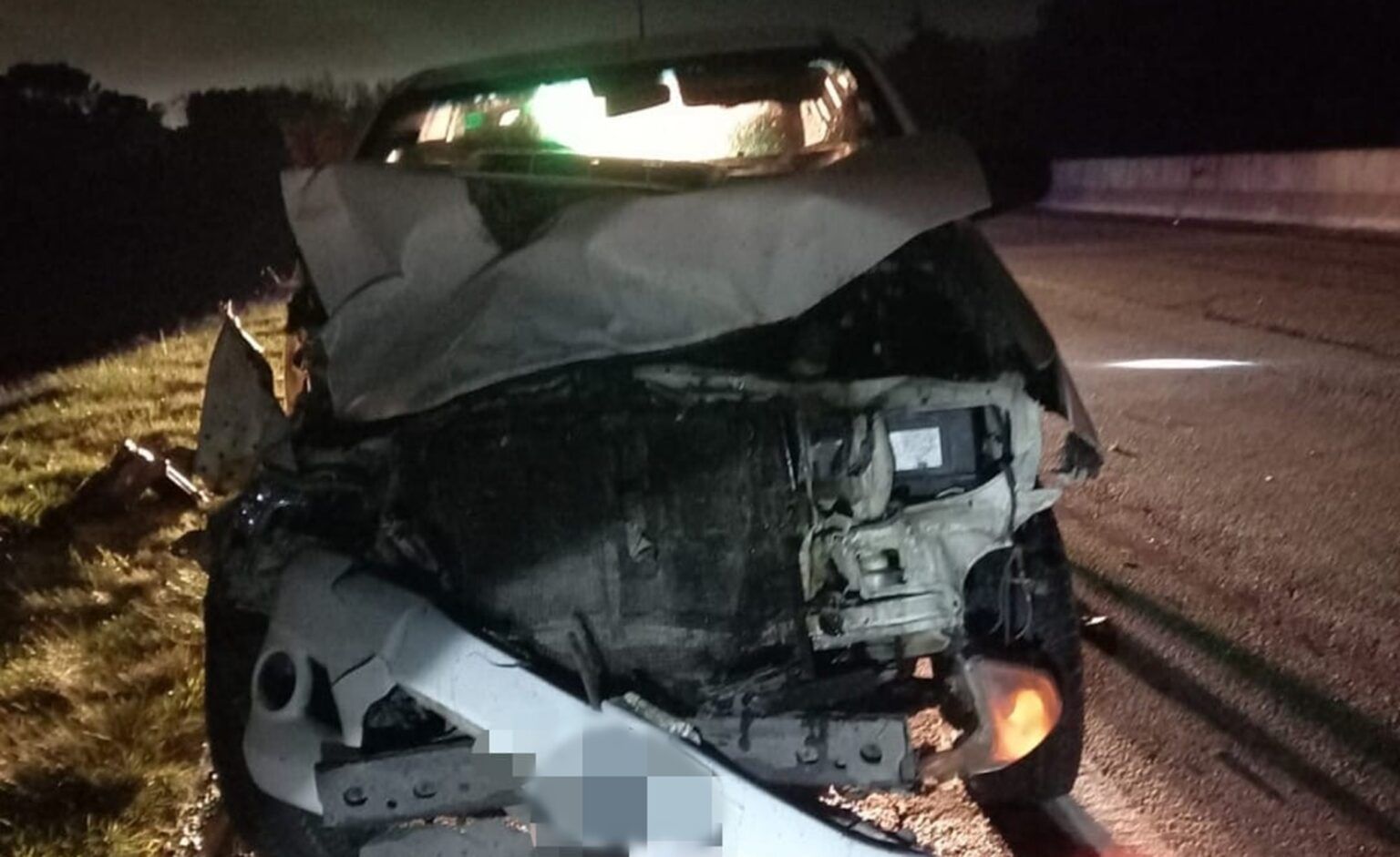 Otro accidente con un vacuno en plena ruta 2 cerca de dolores
