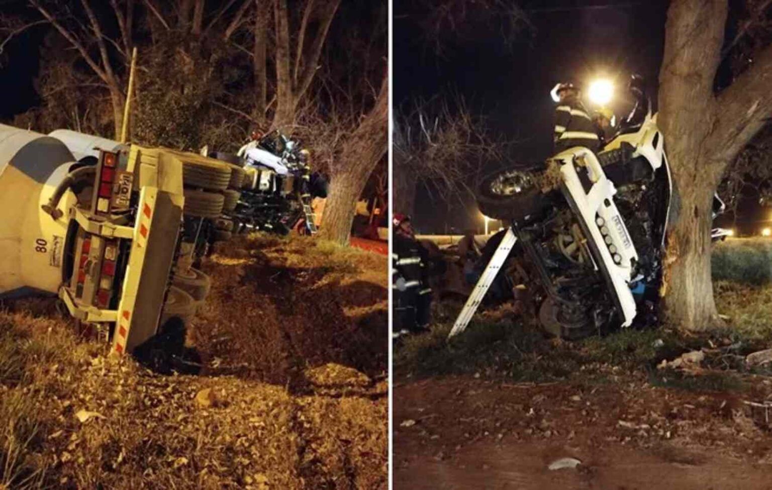 Fatal accidente en ruta 3: camión chocó contra un árbol y murió el conductor