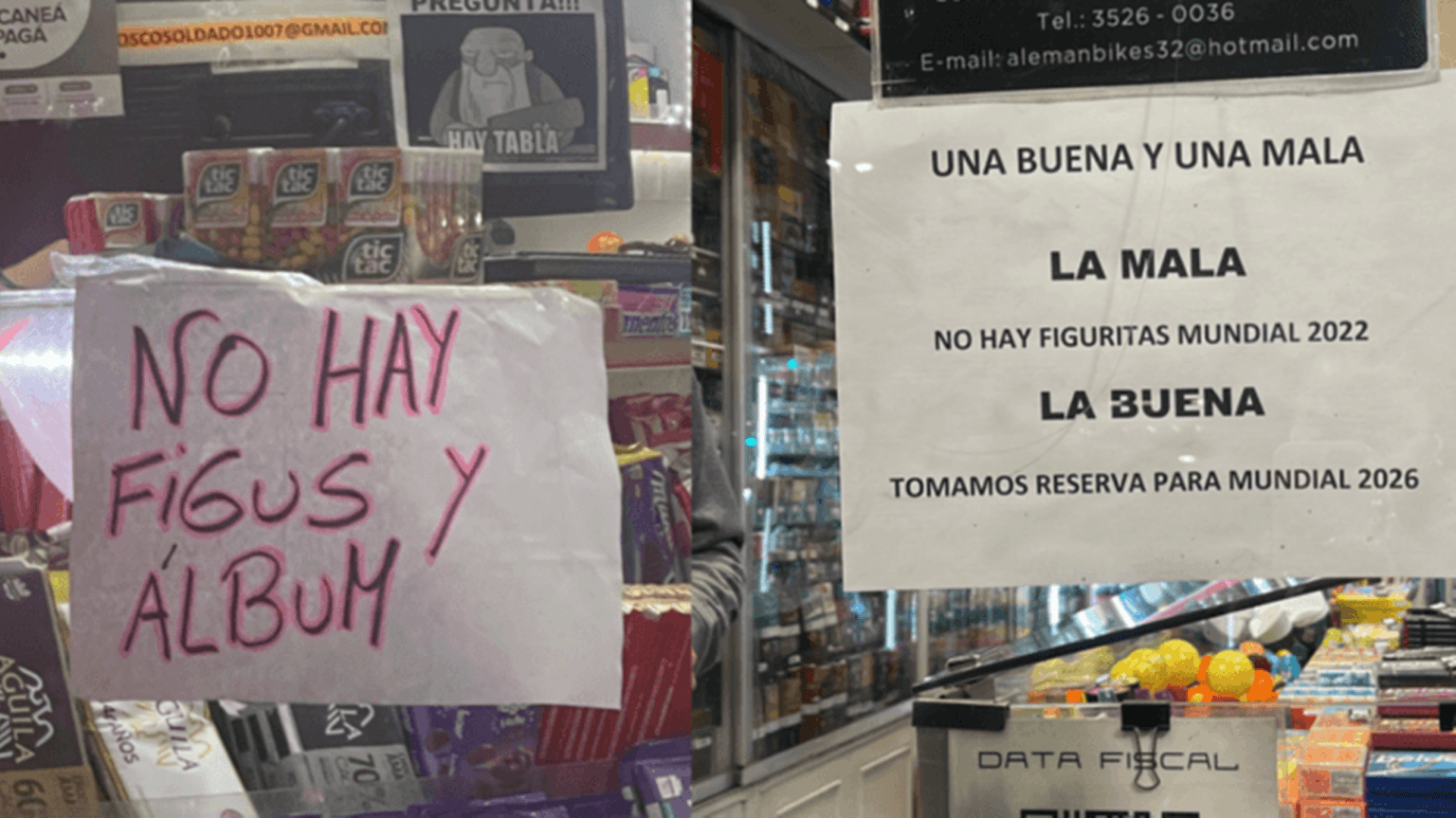 El gobierno intercede por el faltante de figuritas del mundial