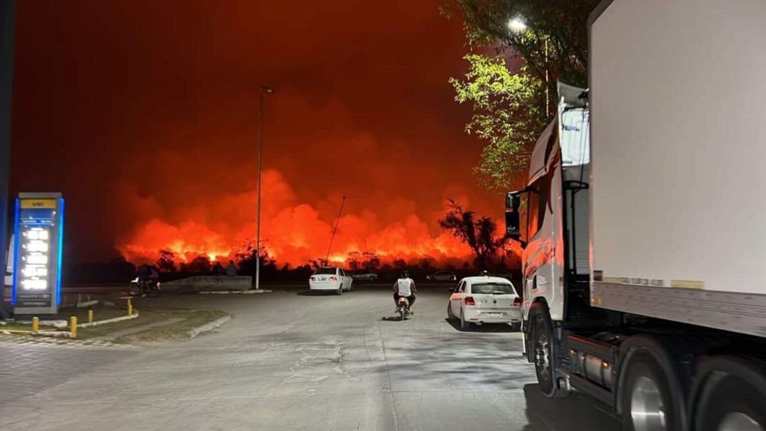 Incendio en orán