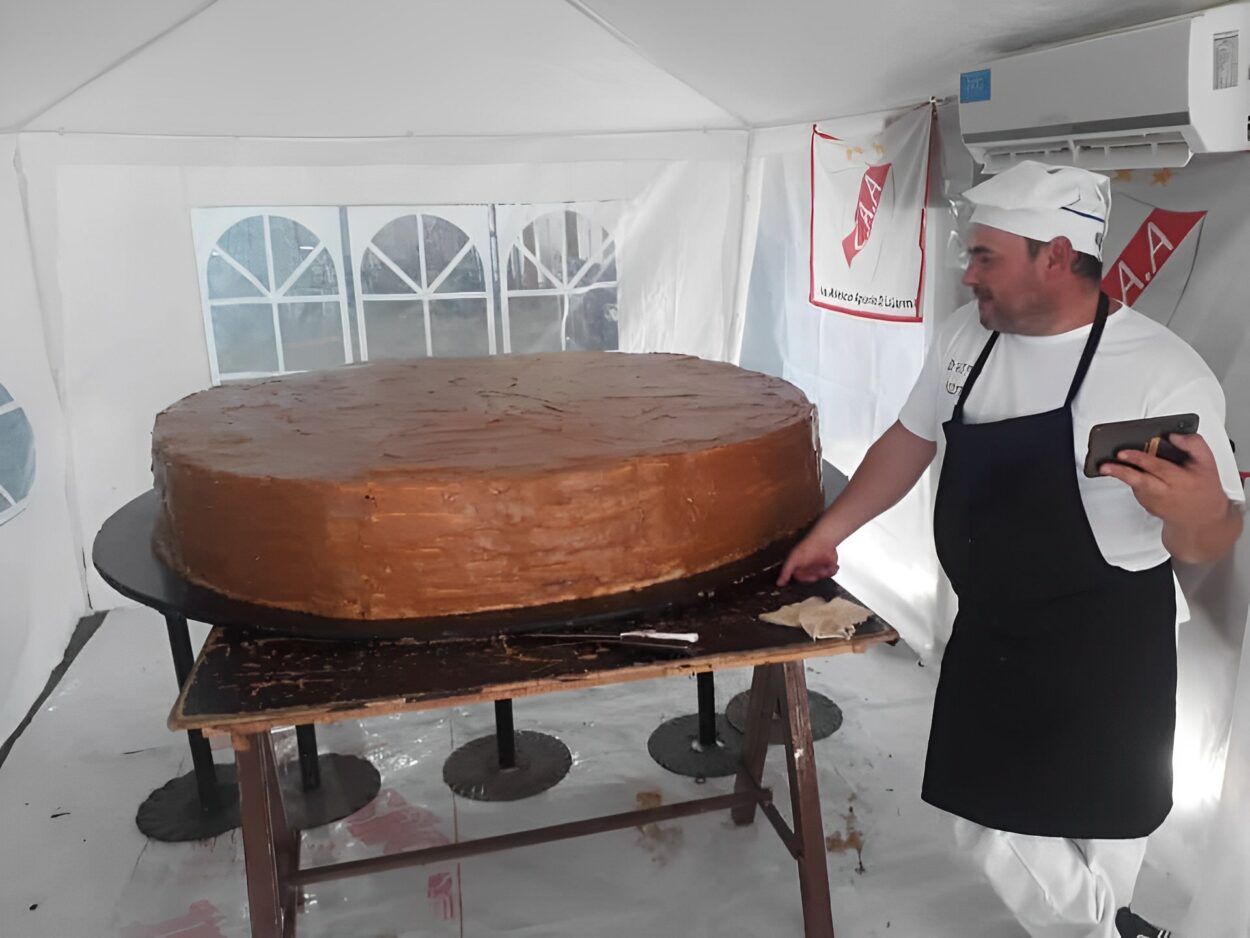el alfajor mas grande del mundo