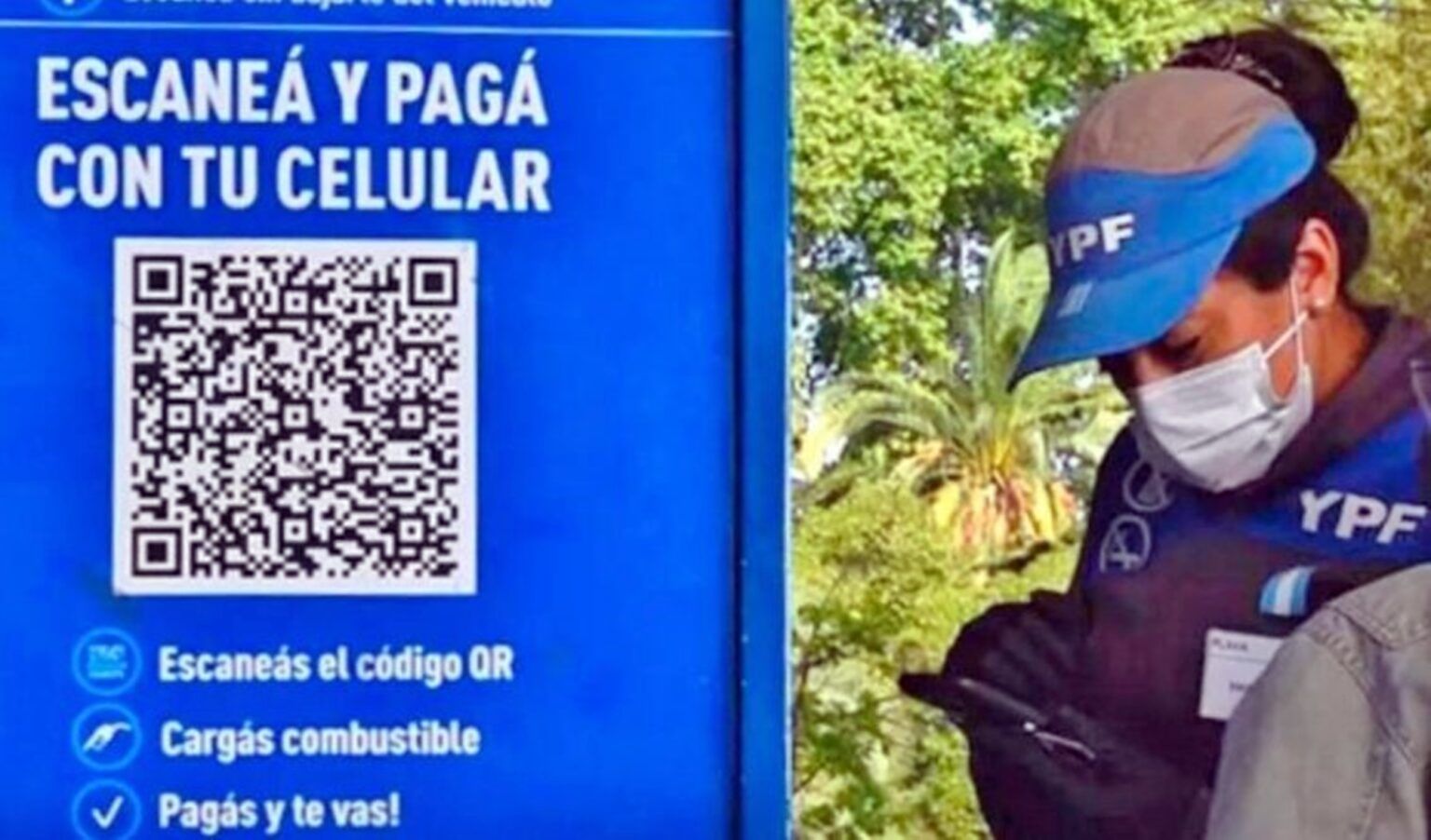 Prohíben pagar en las estaciones de servicio con código qr cerca de los surtidores