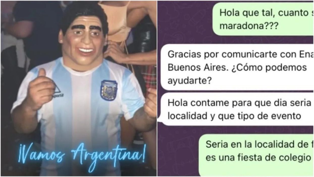 Imitador Diego Maradona