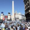 Descontrol en el Obelisco