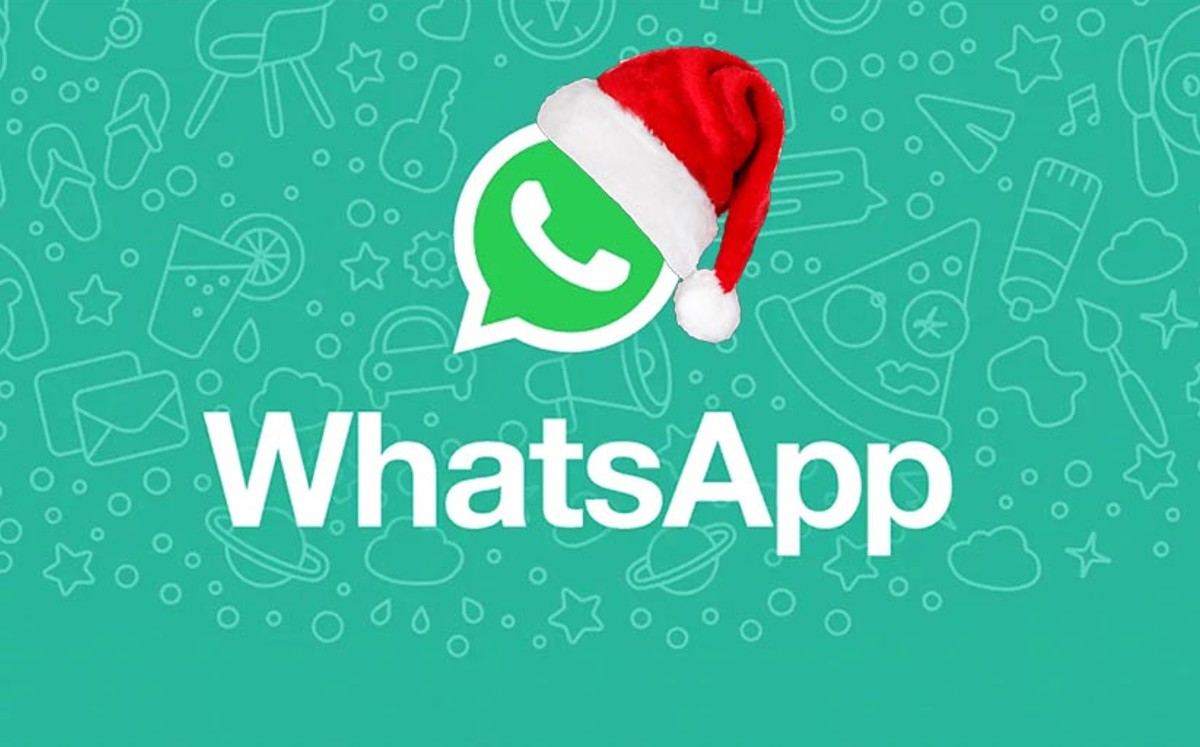 WhatsApp gorro de navidad