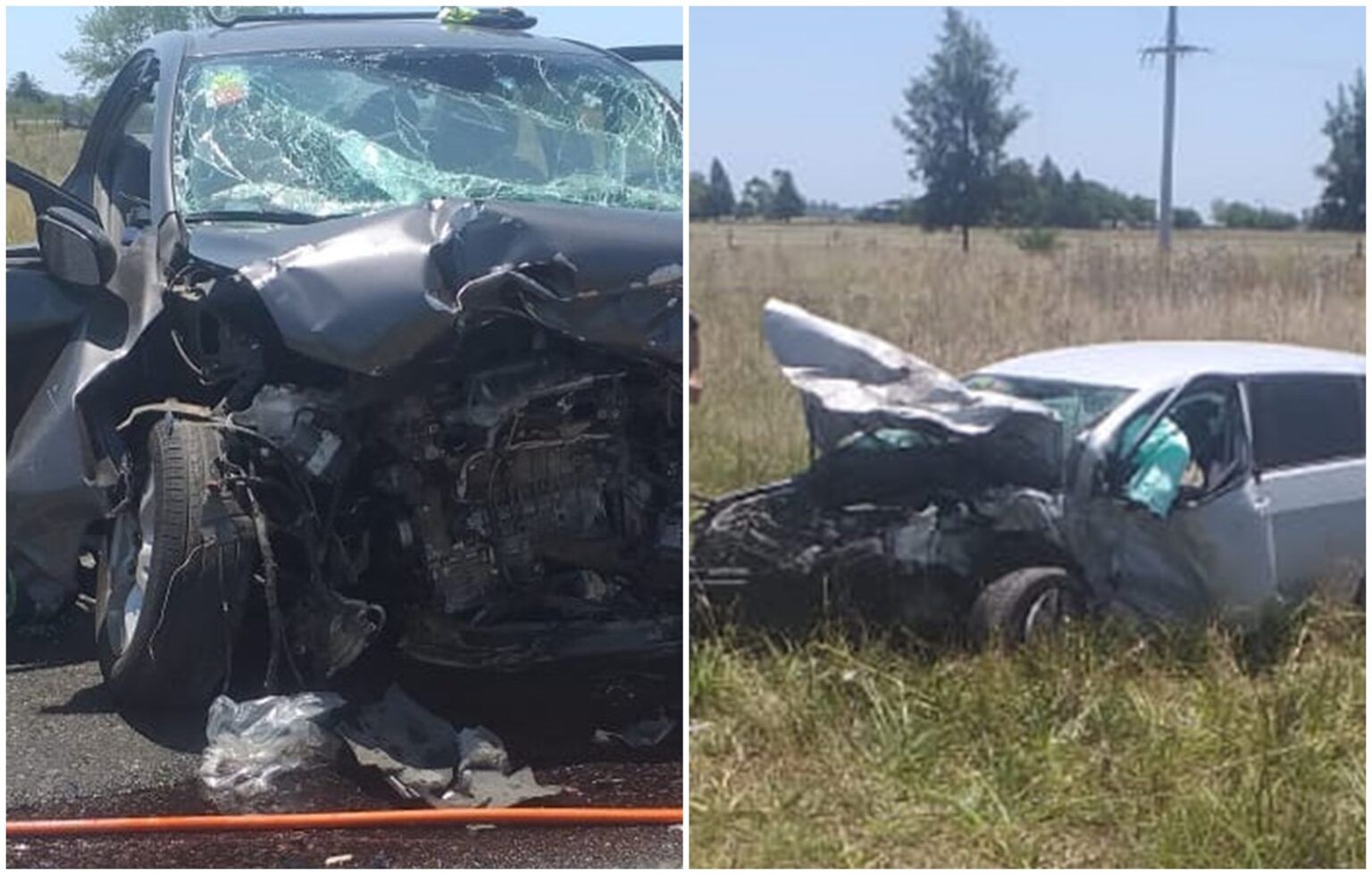 Fatal accidente en ruta 36: dos muertos y varios heridos tras tremendo choque frontal