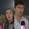 Joven argentina piropeó a un cronista chileno