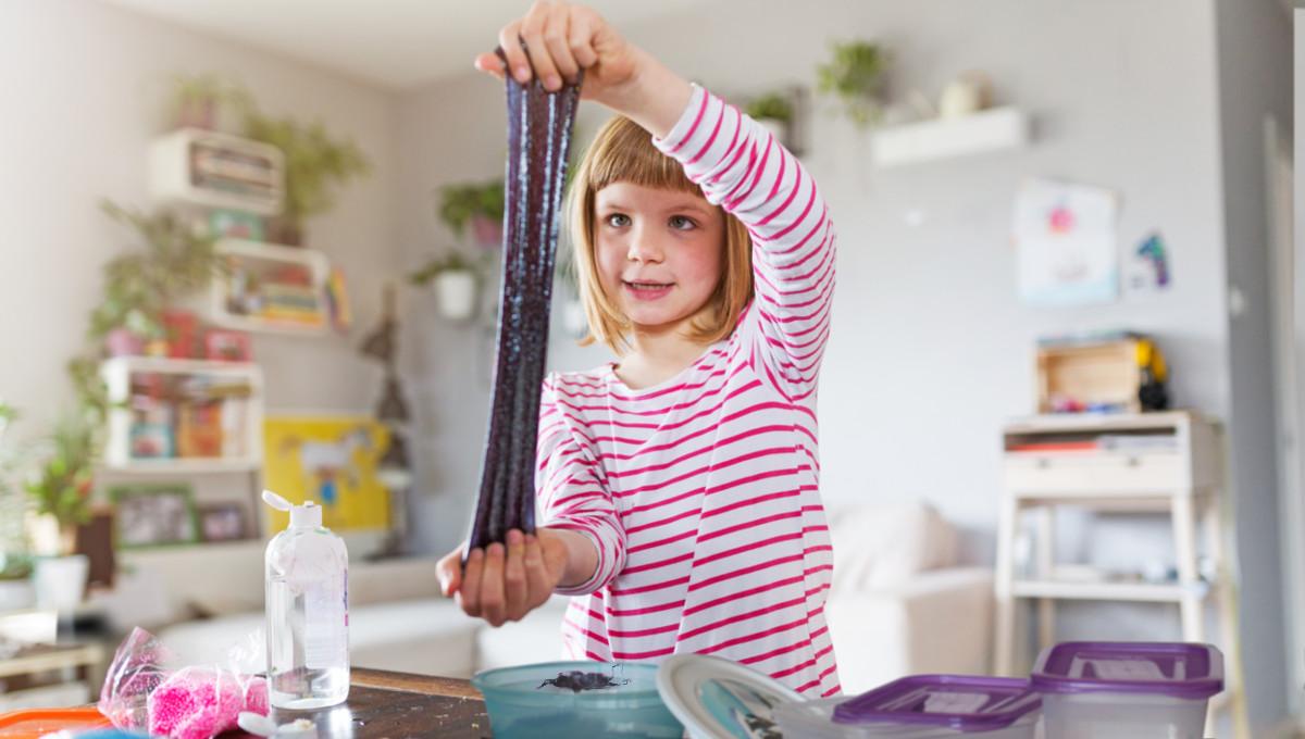 como hacer slime casero facil en casa