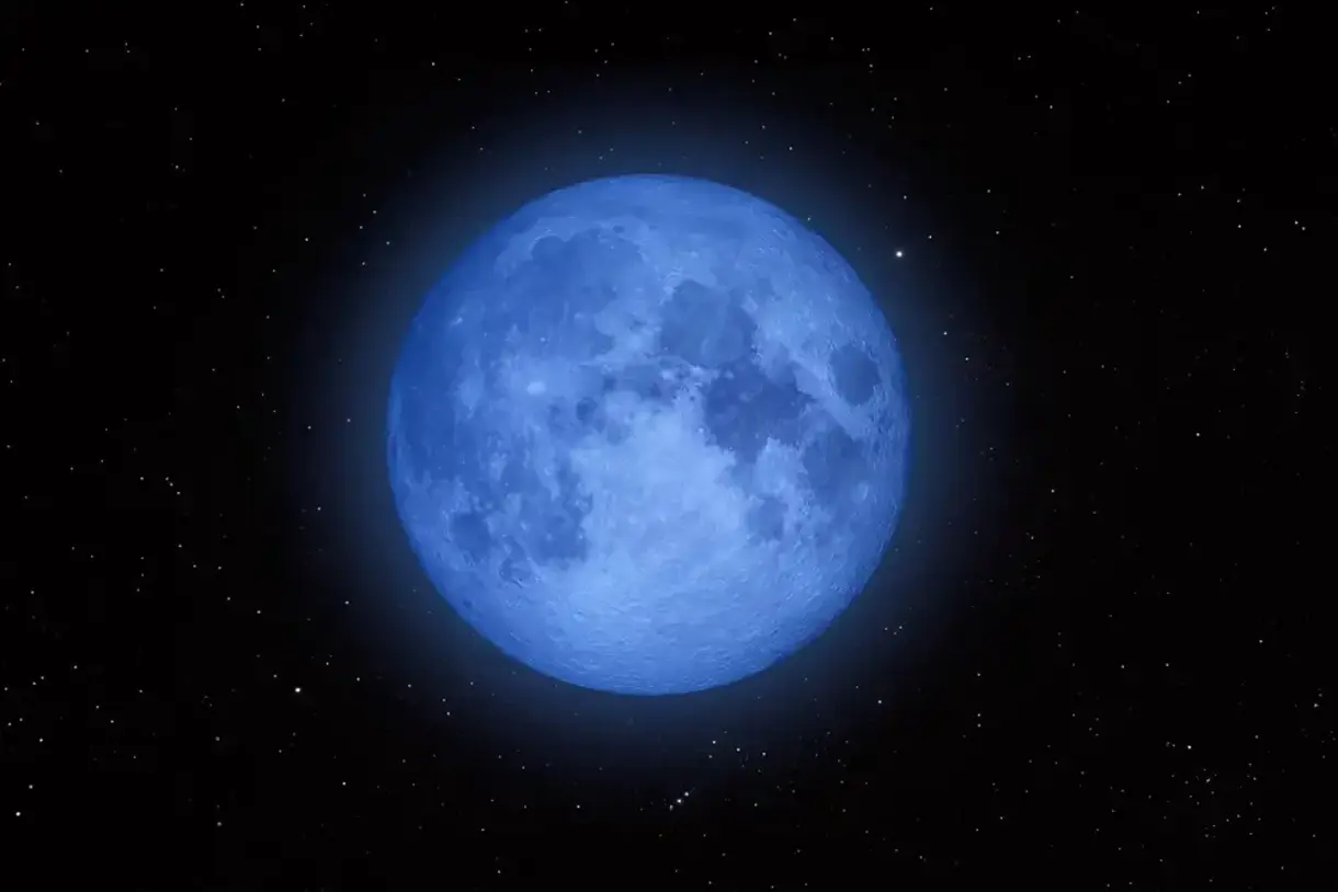 luna azul cuando se da