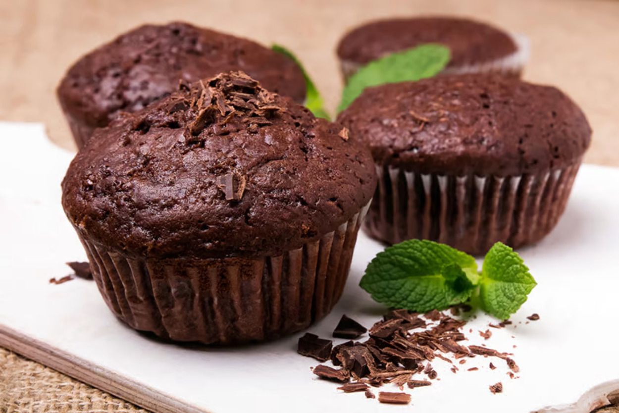 muffins de chocolate esponjosos receta facil