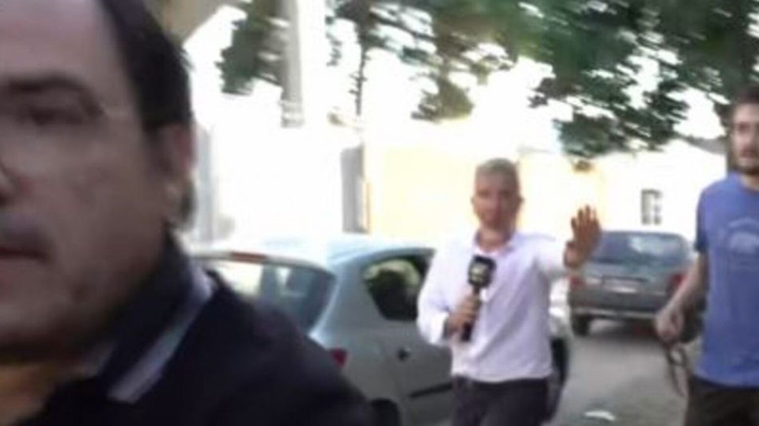 Familiares de máximo thomsen atacaron a periodistas en medio de un móvil en zárate